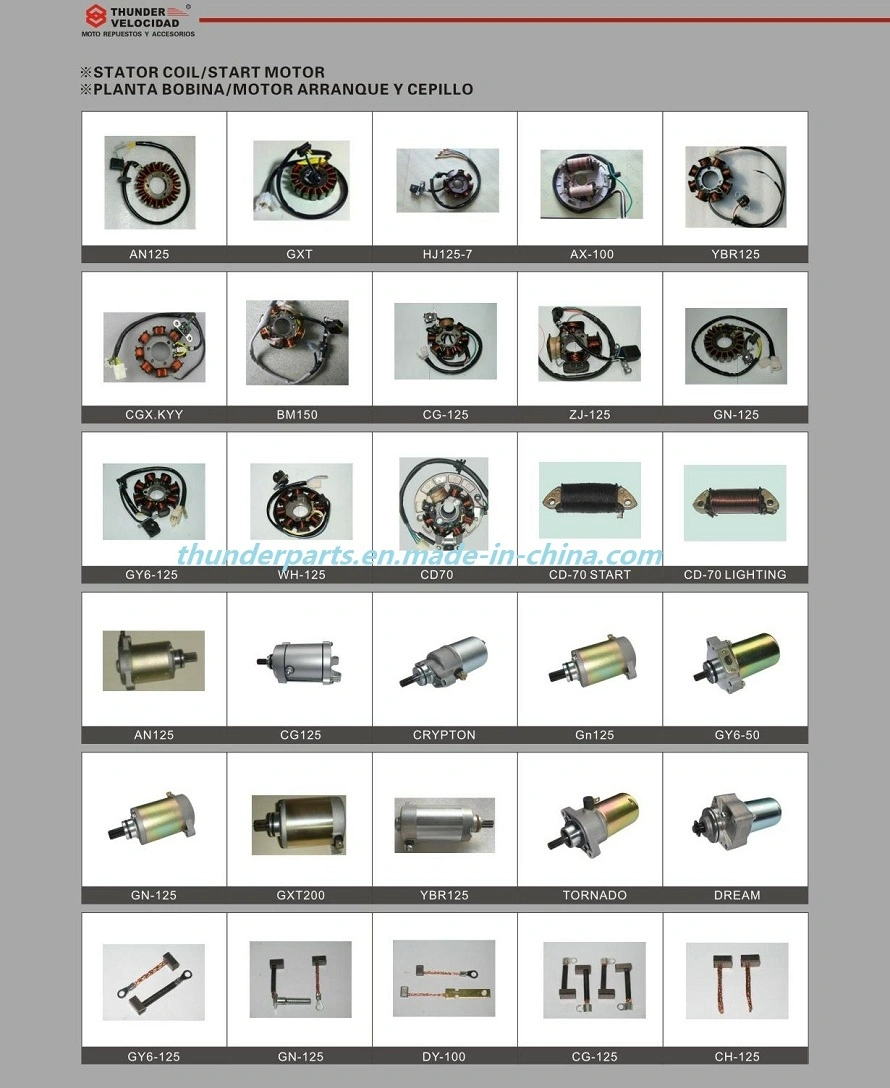 Motorcycle Starter Motor Starting for 125cc 150cc 200cc Motos